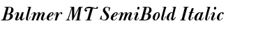 Download Bulmer MT SemiBold Font