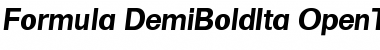 Download Formula-DemiBoldIta Font