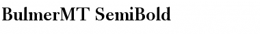 BulmerMT-SemiBold Font