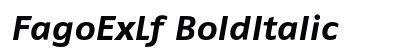 FagoExLf BoldItalic Preview