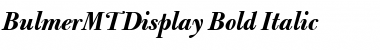 BulmerMTDisplay BoldItalic Font