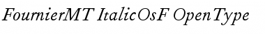 Fournier MT Italic OsF Font