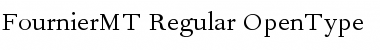 Fournier MT Regular Font