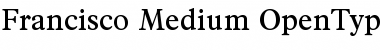 Francisco-Medium Regular Font