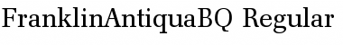 Franklin-Antiqua BQ Regular Font