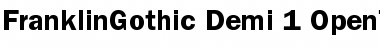 ITC Franklin Gothic Demi Font