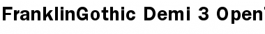 ITC Franklin Gothic Demi Font