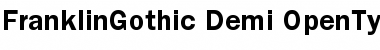 ITC Franklin Gothic Demi Font