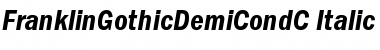 FranklinGothicDemiCondC Font