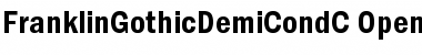 FranklinGothicDemiCondC Font