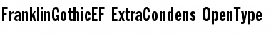 FranklinGothicEF ExtraCondens Font