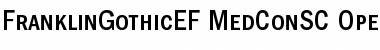 FranklinGothicEF MedConSC Font