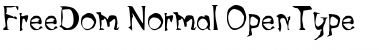 FreeDom Normal Font