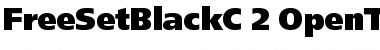 FreeSetBlackC Regular Font