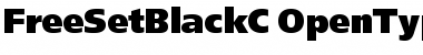 FreeSetBlackC Regular Font