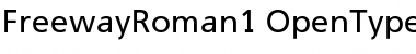 Download FreewayRoman1 Font