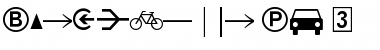 Bundesbahn Pi Font