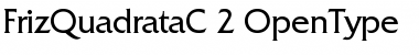 FrizQuadrataC Regular Font