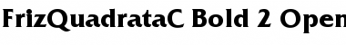 FrizQuadrataC Bold Font