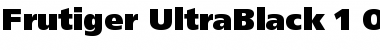 Frutiger 95 Ultra Black Font