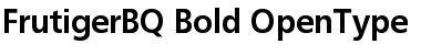 Frutiger BQ Regular Font