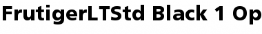 Frutiger LT Std Font