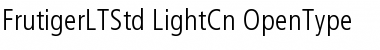 Frutiger LT Std 47 Light Condensed Font