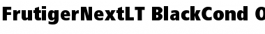 FrutigerNextLT Black Cond Font