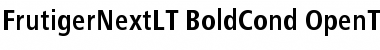 FrutigerNextLT Bold Cond Font