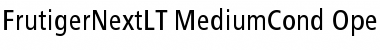 FrutigerNextLT Medium Cond Font