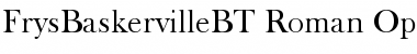 Fry's Baskerville Regular Font