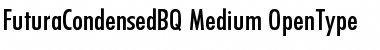 Futura Condensed BQ Regular Font
