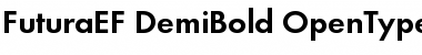 FuturaEF DemiBold Font