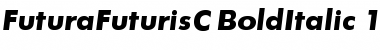 FuturaFuturisC Bold Italic Font