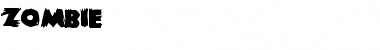 Zombie Regular Font Zombie Regular Font