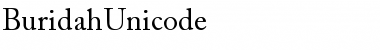 Buridah Unicode Font