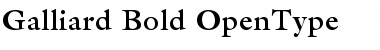 ITC Galliard Bold Font