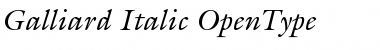 ITC Galliard Italic Font