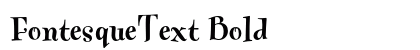 FontesqueText Bold preview