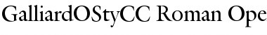 Download GalliardOStyCC Font