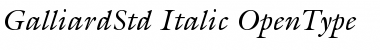 Download ITC Galliard Std Font