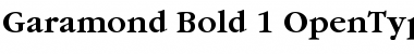 ITC Garamond Bold Font