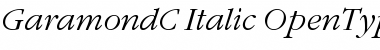 GaramondC Italic Font