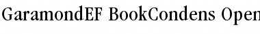 GaramondEF BookCondens Font