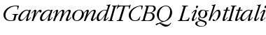Garamond ITC BQ Regular Font