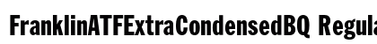 FranklinATFExtraCondensedBQ Regular preview