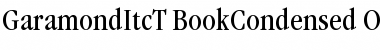 Download GaramItcTBooCon Font