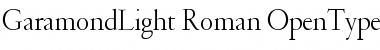 GaramondLight Font