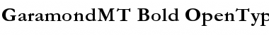 Garamond MT Bold Font Garamond MT Bold Font