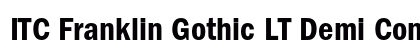 ITC Franklin Gothic LT Demi Condensed Preview